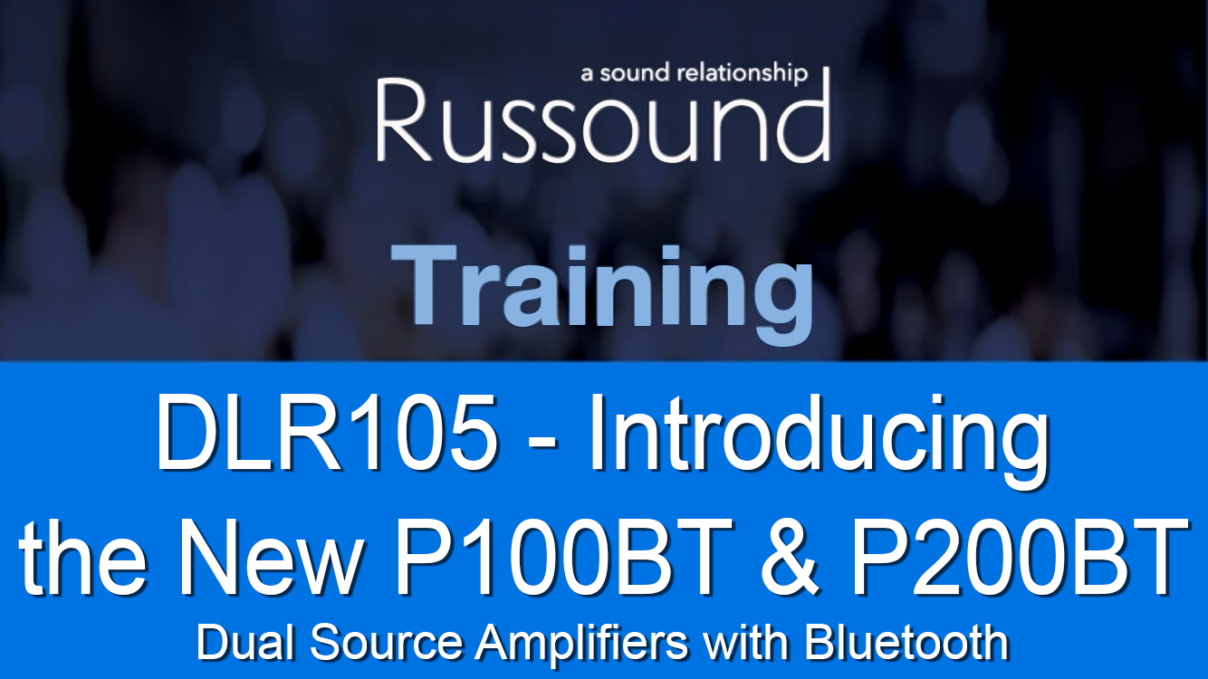 Introducing the New P100BT & P200BT Dual Source Amplifiers with Bluetooth